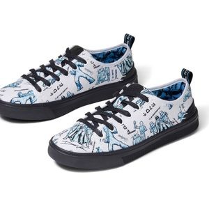 TOMS Star Wars Shoes Character Sketch Print Travel Lite Low Sneakers Sz 8.5